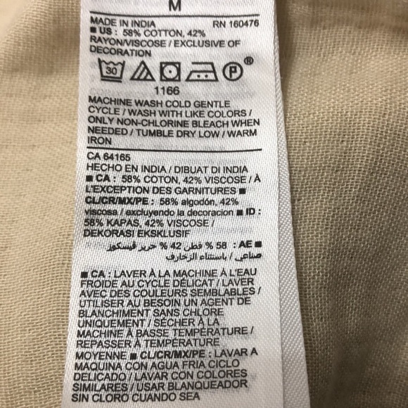 Old Navy Embroidered-Yoke Square-Neck Top - Picture 7 of 7